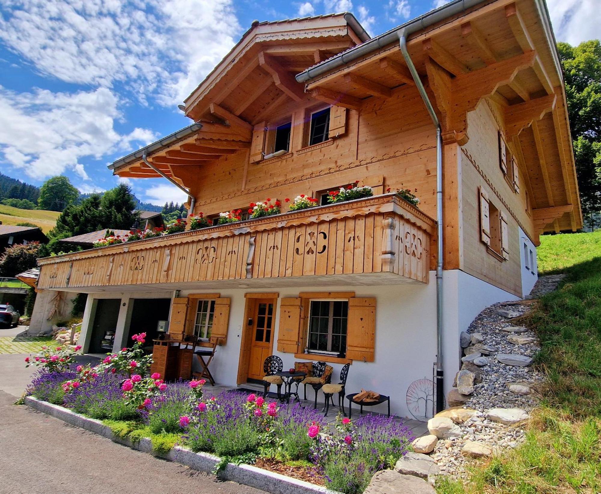 Large Deluxe Studio For 2 - Chalet Lovo Lenk Ngoại thất bức ảnh